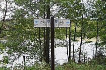 oznakowanie tras w Kotuszewie.