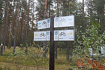 Oznakowanie pod Soszycą.