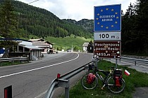 Na przełęczy Passo di Resia / Reschenpass.