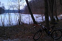 Nadeszły mrozy, ale rower nie odpoczywa...