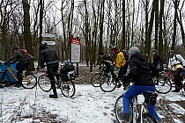 Przeprawa przez las.