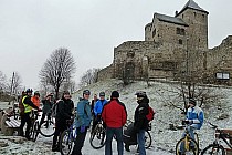 Miejsce startu - zamek w Będzinie.