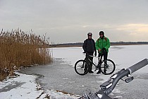 Jeszcze zima. Nad zbiornikiem w Przykonie