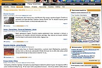 Wygląd serwisu zmieniał się i rozwijał - tu widok listy tras rowerowych