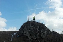 Skały wapienne w Jurze Krakowsko-Częstochowskiej na trasie z Będzina do Ojcowa.