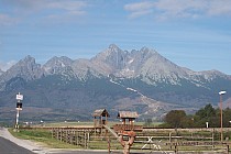 trasa z Tatrzańskiej Łomnicy do Popradu.