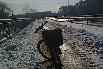 Tak słonecznie było rano przed 9-tą