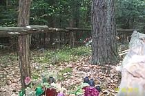 kolejna "pamiątka" z okresu partyzantki miejsce nosi nazwe "Trzy Grobki"