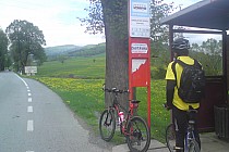 I ROWEROMANIA BESKIDU NISKIEGO .04.05.2013r..slowacja okolice BRDEJOVA