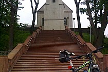 Kościół we Wzdole -schody robią wrażenie :)