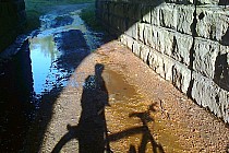 Cień w tunelu. Tunel w kolicy Jęgrznej