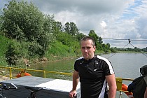 Przeprawa promowa na Dunajcu w Piaski Drużków