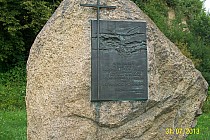 Kamień upamiętniający walki Legionów Polskich z 1915r. Bitwa pod Konarami