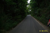 i przepiękne ciągłe "nierówności" terenu to pod górkę to z górki