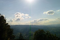 mtb szlakami beskidu niskiego i sadeckiego 15.08.2013r./panoramz e szlaku niebieskiego na rytro