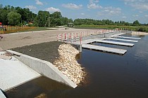 Przystań na rzece NIDA w Chrobrzu