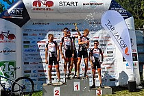 Podium AZS MTB CUP w Wierchomli