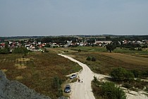 Panorama Józefowa z wieży przy kamieniołomach
