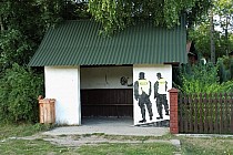 A w Maziłach na przystanku ...