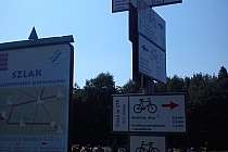Węzeł szlaków rowerowych w Smolnicy