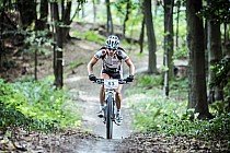 Rafał Adamczyk na trasie morderczego dystansu Mistrzostw Polski w maratonie MTB Obiszów (fot. BikeLife)