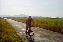Fragment trasy na odcinku Nasławice- Ręków