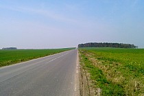 Za Gniechowicami, podjazd do Zachowic