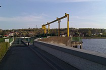 Nowa tama w Brodach Iłżeckich