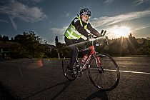 Ultrakolarz podczas wyścigu Race Around Austria fot. Jacek Turczyk / PAP