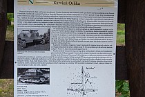 Miejsce walki Polskiej tankietki z Niemieckim czołgiem (Park Kampinowski)