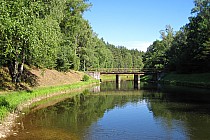 Kanał doprowadzający wodę do Elektrowni Wodnej Konradowo