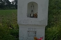 Kaplica przydrożna na granicy Wilczkowa (1899)