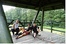 Szklarnia. Wiata z widokiem na ostoję konika biłgorajskiego