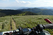 Singletrackiem przez połoniny.