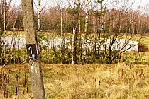 Ano w Kłyżowie skręcamy w ul.Konopnickiej i przy tym słupie skręcamy w lewo .W oddali widać zarośla  i tam znajdziemy cmentarz.