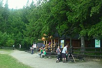 Przełęcz Krowiarki wejście na szlak