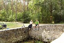 Trzesiny -źródła, nieopodal kapliczka