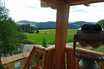 Wieża widokowa na szlaku