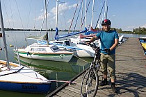 ja, rower, łódki, woda :)