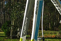 Widelec przedni z osią DT RWS 9 mm