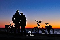 Rowerem po zimowym Helu