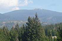 Widok Babiej Góry z Polhory