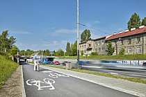 Ścieżka rowerowa wzdłuż ul. Konstantynowskiej i Zielonej