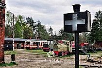 Zabytkowa stacja w Rudach