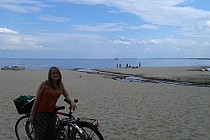 Plaża na granicy Sopotu i Gdyni