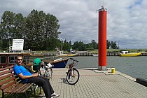 Przystań na Zalewie Wiślanym w Kątach Rybackich