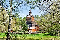 Cerkiew z Czarnego w skansenie w Nowym Sączu