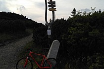 skrzyżowanie koło Chaty Vyrovka