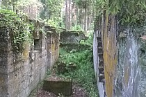 Ruiny budynków kopalni