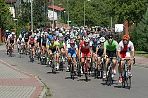 Tak śmigali kolarze po dobrach Ordynacji Potockich w Łańcucie 4 września 2016r